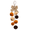 A, variant on Fall Pumpkin Hanging Swag,Velvet Harvest Pumpkin Decor, Autumn Farmhouse,Thanksgiving Decorations for Front Door Kitchen Fireplace Home Indoor Outdoor (A)