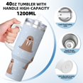 thumbnail image 3 of Pofeuu Playful Walrus Wonders Print 40oz Ice Bully With Handle And Straw Stainless Steel Vacuum Insulated Cup And 2 In 1 Straw Lid, 3 of 8