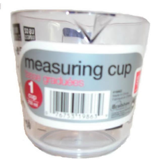 Good Cook 19863 High Impact Clear San Plastic Measuring Cup, 1 Cup