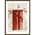 thumbnail image 2 of Art.com Desert Home - Old Red Door Photographic Print by Philippe HUGONNARD, Brown Frame Wall Art, 21" x 29", 2 of 5