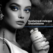 Amen Glutathione-SR+ Advanced Sustained-Release Supplement - 2-Month Supply - Reduced L-Glutathione - Galactomannans Fenugreek Seed - Time-Reduced Matrix - Non-GMO - 60 Capsules