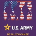 thumbnail image 3 of US Army Be All You Can Be Women's V-Neck T-shirt American Flag Military Veteran DD 214 Patriotic Armed Forces Licensed Tee, 3 of 7