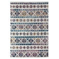 thumbnail image 1 of Alexandria Blue-Pink Power-Loomed Round Rug 6'7"x6'7", 1 of 5