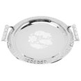 thumbnail image 1 of Round Stainless Steel European Storage Plate Buffet Dessert Plate Fruit Serving Plate, 1 of 3