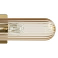 thumbnail image 4 of Hunter - Beverly Glen 2-light Luxe Gold, Medium Size Vanity Light, Dimmable, Transitional Style, Dome Shaped, for Bedrooms, Dining, Living Rooms - 13239, 4 of 9