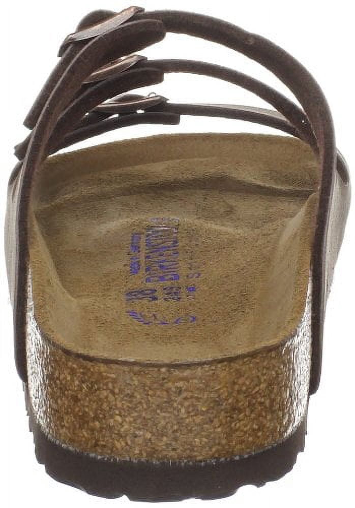 Birkenstock 53881: Unisex Florida Soft Footbed Birkibuc Mocha Walking Sandals (42 M EU)