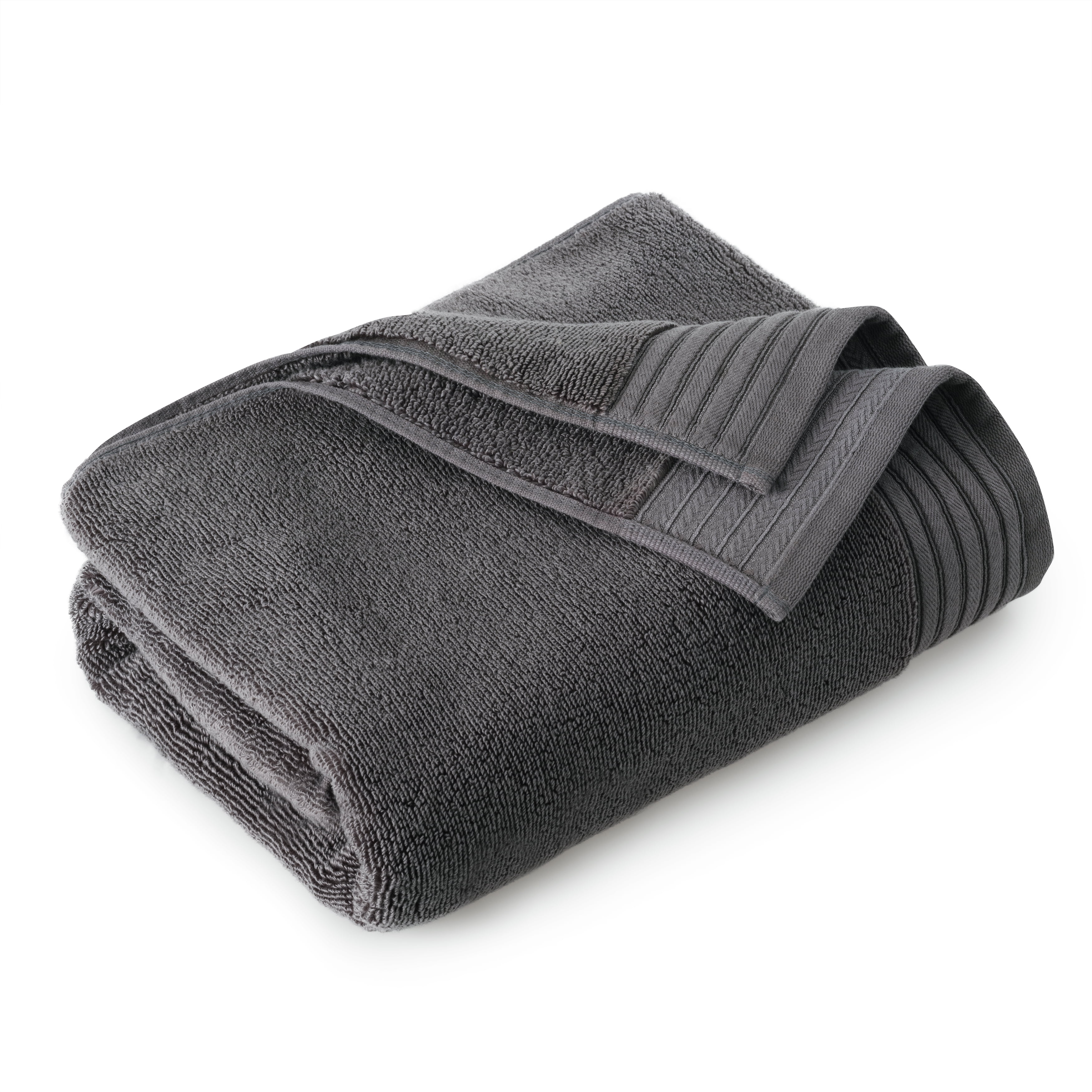 Allswell Egyptian Cotton Bath Towel, Dark Grey
