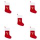 thumbnail image 3 of Billuyoard Calcetines Decorativos Navideños De Tela - Comodidad Exquisita Y Para Las Vacaciones Y Las Telas Son Suaves Grandes Rojo V Type2 NO2, 3 of 6