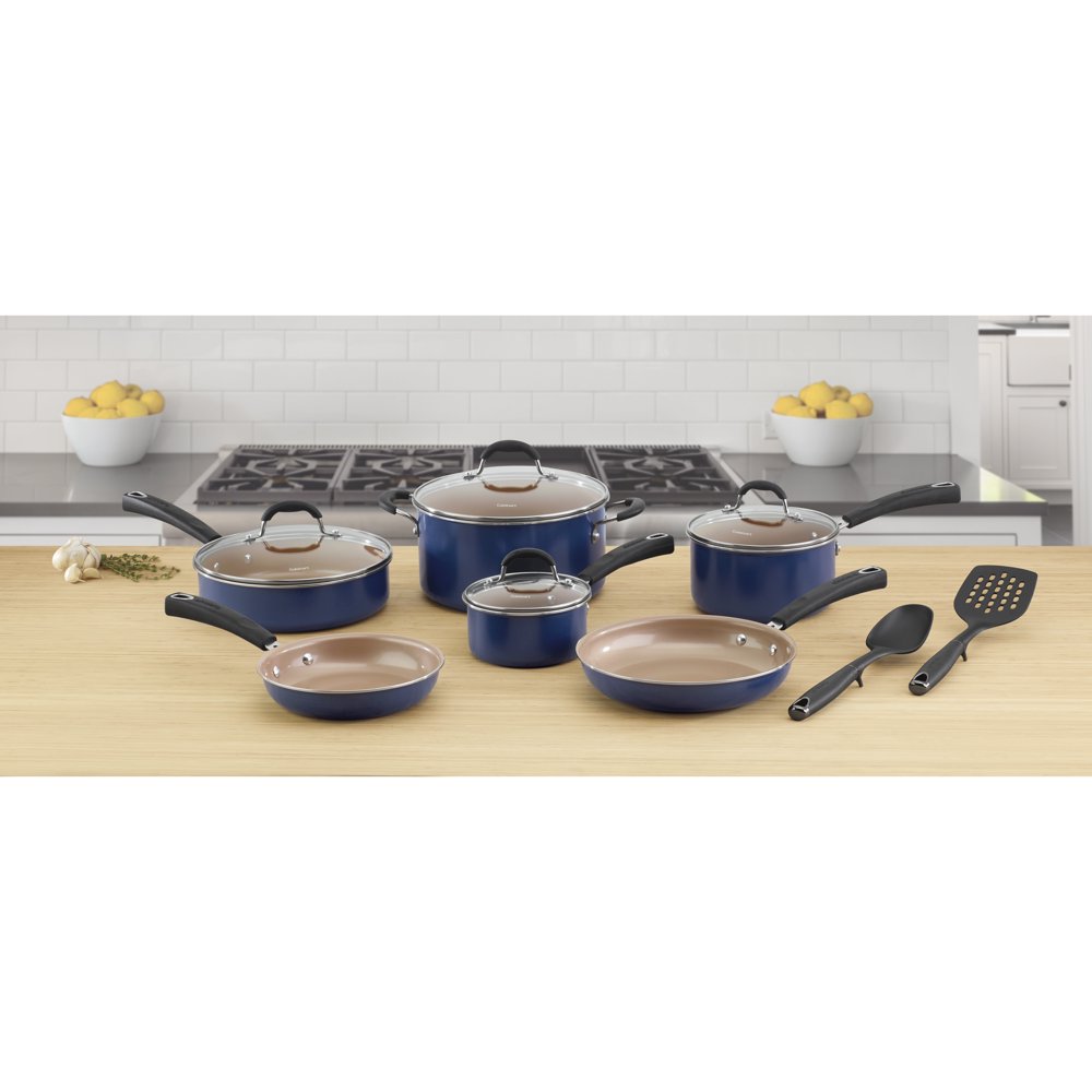 Cuisinart Aluminum Ceramic 12 Piece Cookware Set