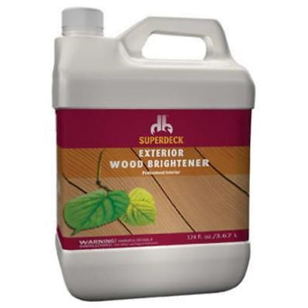 Gallon Exterior Wood Brightener Safe won't kill plants or (Best Product To Kill Grass)