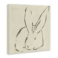 thumbnail image 4 of Stupell Industries Minimal Bunny Outline Animals & Insects Drawing Gallery Wrapped Canvas Art Print Wall Art, 17 x 17, 4 of 8