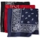 thumbnail image 1 of Juegos de regalo de pañuelos multiusos de algodón para hombres: diadema, envoltura y cobertura protectora, 1 of 3