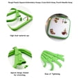 thumbnail image 4 of Juego de aros para bordar cuadrados de plástico verde nourgués (4 unidades), 4 of 9
