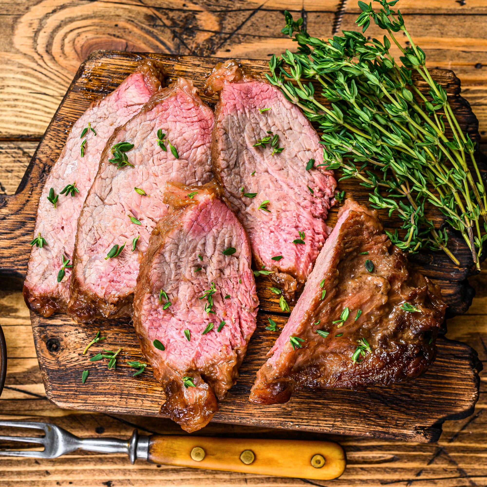 Today Gourmet Upper 2/3 Choice Tri Tip Roast - (4) 2-2.5lb Roasts