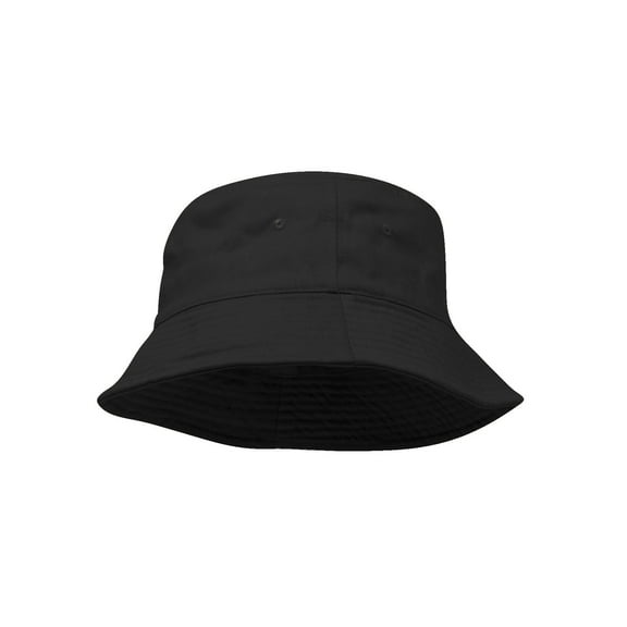 Pigment Dyed Bucket Hat-Black