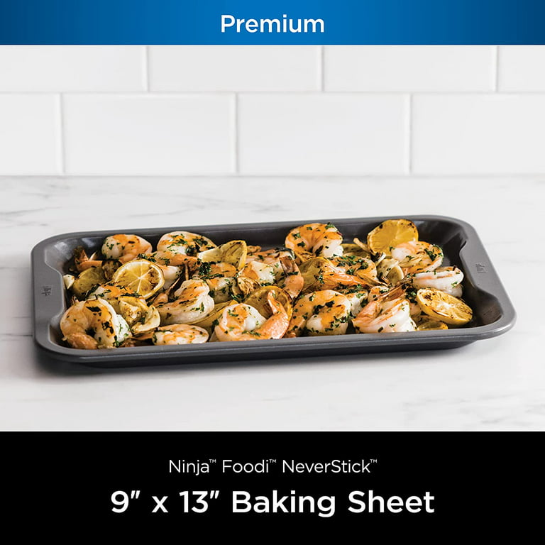 13 × 13 Nonstick Baking Sheet, Replacement Baking Pan for Ninja SP100, SP101, SP1001C, SP201 Foodi Air Fry Oven, Baking Tray for Ninja Foodi 8-in