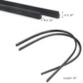 thumbnail image 2 of GHSDFBB Car Wiper Blade 2 Pcs Windshield Wiper Rubber Strip 18" Car Vehicle Insert Rubber Strip Wiper Blade Natural Rubber Boneless Wiper For Car Bus Black (18"), 2 of 7