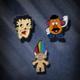 thumbnail image 3 of Broche esmaltado de dibujos animados para niños y amigos, insignias de cabeza de arcoíris, Pin de solapa de mezclilla, accesorios de joyería, regalo de Anime, Betty Boops, 3 of 4