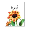 thumbnail image 2 of Bearachild Planta de acuarela, girasoles, flores, impresiones de letras, núcleo decorativo, coleccionables de arte para sala de estar, estudio, pasillo Decoración del hogar lavar la flor Bearachild HA061613-02B, 2 of 6