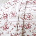 thumbnail image 1 of Ensemble de Douillette Grand Lit 3 Pcs Ensemble de Literie Doux pour une Excellente Nuit de Sommeil Rose Jardin de Roses Floral Couvre-Lit Réversible Couvre-Lit, 1 of 3