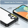 thumbnail image 4 of [PST] Samsung Galaxy S25 / S24 Hard Case, Transparent Back Hard PC Matte TPU Hybrid Case Cover, 4 of 5