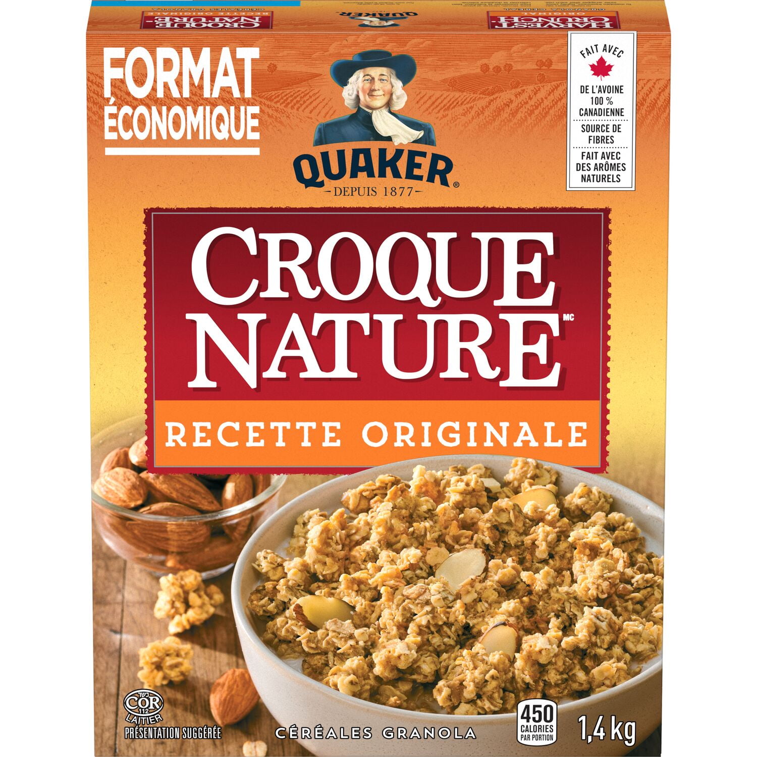 Quaker Harvest Crunch Original Granola Cereal