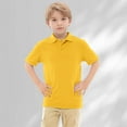 thumbnail image 2 of Boys Polo Shirts Short Sleeve Yellow Shirt Boys Summer Shirts Shirts for Boys 12-13 Years, 2 of 5
