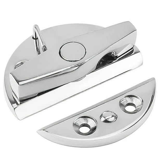 Hebilla De Caja Redonda De Acero Inoxidable 316 Hebilla De Caja Marina Hebilla De Cerradura De Puerta De Hardware Marino Puerta De Barco De Plata Escotilla De Gabinete Botón De Giro Redondo Accesorio Minnieouse TO004908-00