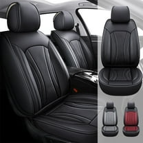 Fit For Mazda 2,3,6 Car Seat Covers Leatherette Front&Rear Seat Cushion Protector for Mazda CX-3，CX-4 Black