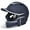 Navy, White, variant on HX Legend Baseball Batting Helmet, Large, Graphite, Black Trim