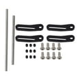 thumbnail image 4 of Parachoques de repuesto para coche teledirigido 1/10, cuerpo CNC, bricolaje, de metal, duradero, para 1:10 Negro, 4 of 9