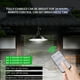 thumbnail image 4 of Billuyoard Lámpara de araña de 4800mAH, luz LED Solar de doble cabezal con Control remoto, bombilla de pantalla Retro, lámpara impermeable, luz blanca Iluminación y accesorios No.02 Billuyoard HA005594-02B, 4 of 6