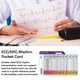 thumbnail image 3 of Tarjeta de bolsillo para medir el ritmo de ECG/EKG, diseño de doble cara, tarjeta de identificación para interpretar el ritmo de ECG, tarjetas de bolsillo para medir la frecuencia de ECG, calibrador, 3 of 5