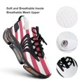 thumbnail image 4 of Aesthetic Heather Violet And White Vertical Walking Shoes for Men Woman Lightweight Tennis Fashion Elastic Sports Shoes Cushion Basketball Shoes, 4 of 7