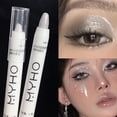 thumbnail image 2 of Lápiz de sombra de ojos nacarado, 13 colores, mate, blanco, ilumina los ojos, contorno de la cabeza, sombra de ojos, brillo, resaltador, herramienta de pluma, 2 of 4