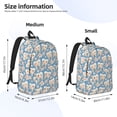 thumbnail image 3 of Lsque Funny Cute Healthy Teeth Pattern Canvas Daypack, Durable Backpack, High-quality Versatile Backpack,Vintage Compact Backpack-Small, 3 of 6