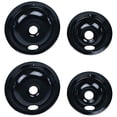 thumbnail image 3 of Certified Appliance Accessories Replacement Drip Bowls, Style A, 2 Large 8 Inch & 2 Small 6 Inch, for Whirlpool, Kenmore, Frigidaire & Maytag Electric Ranges, Black Porcelain, 3 of 7