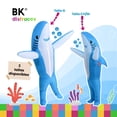 thumbnail image 3 of Disfraz inflable tiburón alegre happy shark Halloween toda ocasión Bk Disfraces Talla Grande, 3 of 7