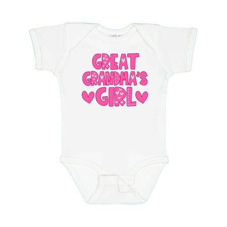 

Inktastic Great Grandma s Girl Granddaughter Gift Gift Baby Girl Bodysuit