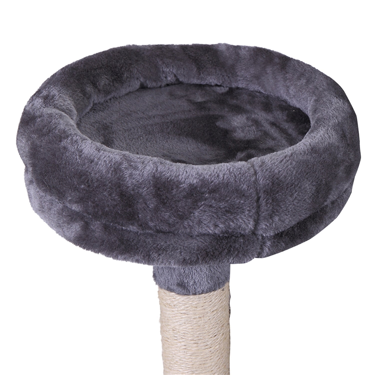 Veryke 60" Cat Tree, Cat Tower with Scratching Posts Dangling Ball and Ladder, Cat Condo for Kittens Cats and Pet, Multi-Level Climber Activity Centre, Gray Veryke 60" Cat Tree, Cat Tower with Scratching Posts Dangling Ball and Ladder, Cat Condo for Kittens Cats and Pet, Multi-Level Climber Activity Centre, Gray