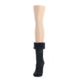 thumbnail image 3 of MeMoi Twist Fuzz Sherpa Lined Ankle Length Lounge Sock - Womens - Female, One Size, Taupe, 3 of 5