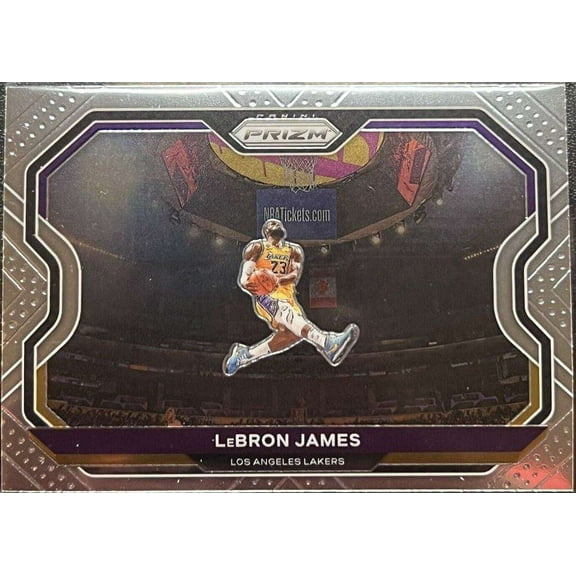 NBA 2020 Prizm Basketball   LeBron James Trading Card #1 (Kobe Tribute) (Panini)