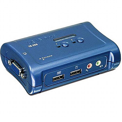 Click here to buy TRENDnet 2-port USB KVM Switch Kit w Audio by TRENDnet.