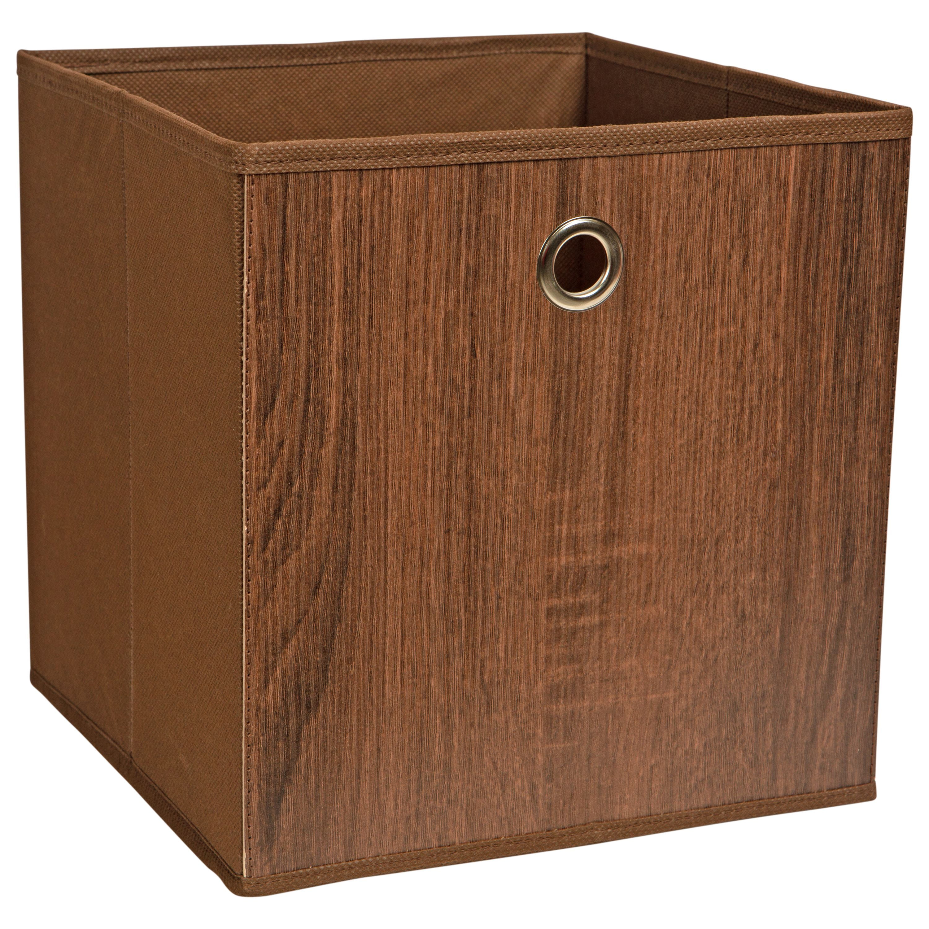 wooden toy storage cubes