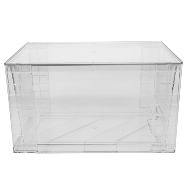 Organizador de maquillaje apilable con cajón y caja de almacenamiento de cosméticos desmontable.