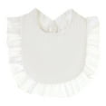 thumbnail image 2 of nsendm Babys Boys Girls Towel Ruffle Cotton Lace Cute Bag Bibs Burp Cloths Sixteen Colours Baby Girl Birthday Gift White One Size, 2 of 4