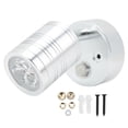 thumbnail image 1 of Lámpara de lectura LED para RV, luz blanca cálida, regulador táctil, 10 W-30 V 3 W para dormitorio, cabina, camión, remolque, barco, yate, carcasa plateada, 1 of 14