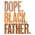 thumbnail image 2 of Men Gifts Black Dad Dope Black Father Fathers T-Shirt, 2 of 7