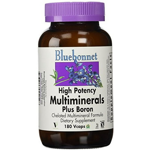 Multi Minerals Plus Boron, With Iron, 180 Ct