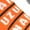 Orange, Black, variant on Naruto Shippuden Leaf Symbol Athletic Crew Socks